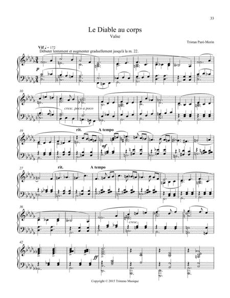 Tristan Paré-Morin, Le Diable au corps, Waltz for Piano